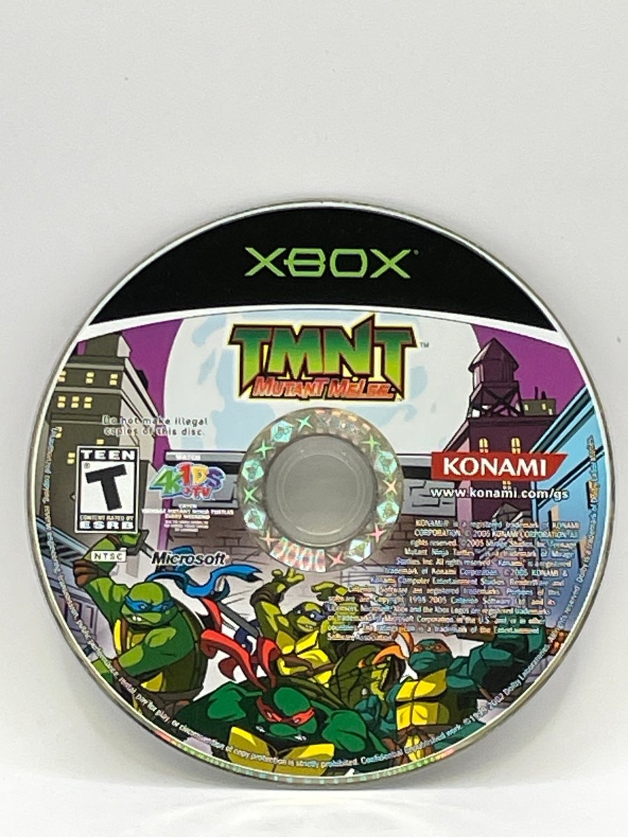 TMNT Mutant Melee CL01 (Loose Disc) Original Xbox