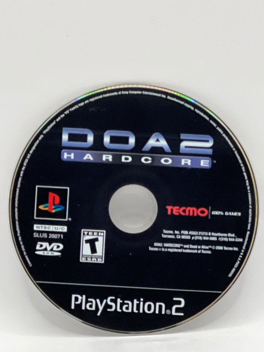 DOA2: Hardcore CL01 (Disc Only) PlayStation 2