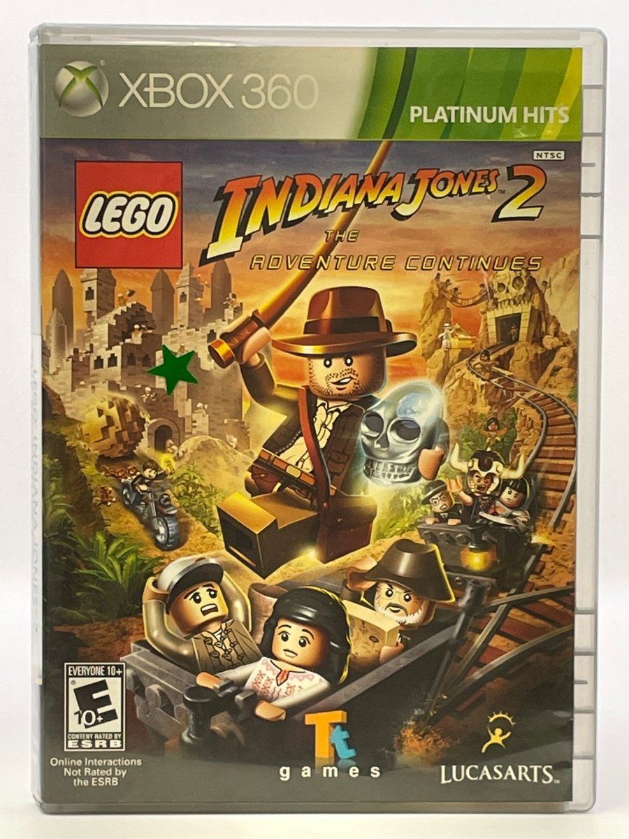 LEGO Indiana Jones 2: The Adventure Continues [Platinum Hits] CL01 (CIB) Xbox 360