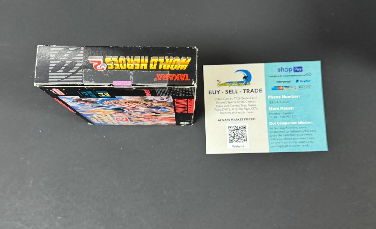 World Heroes 2 Super Nintendo CL 01
