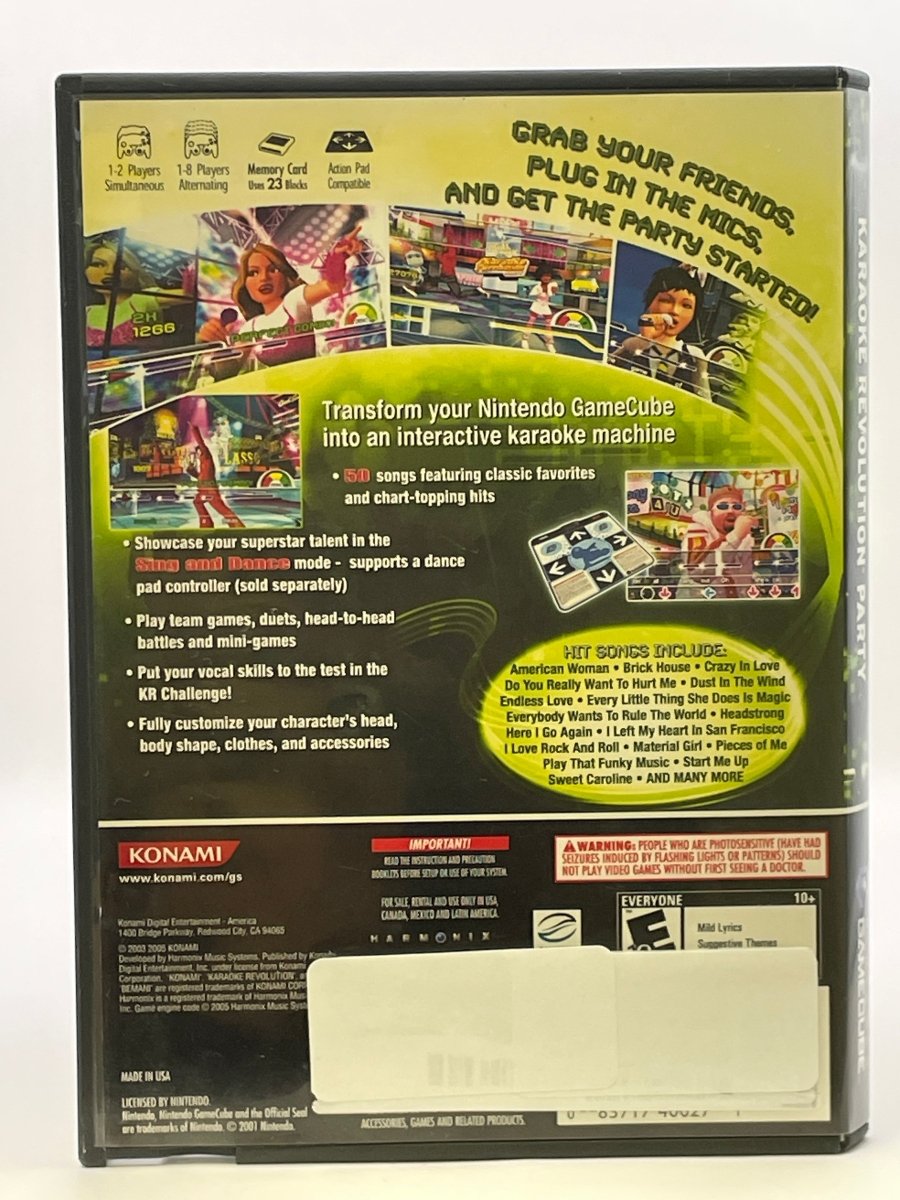 Karaoke Revolution Party CL01 (CIB) Gamecube