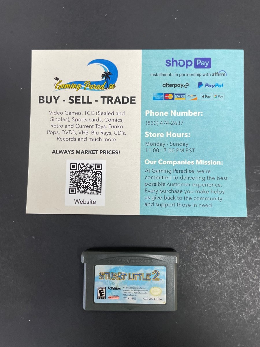 Stuart Little 2 Gameboy Advance CL 01