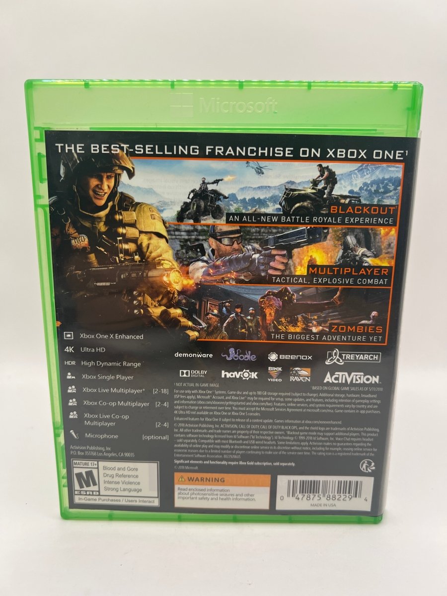 Call of Duty: Black Ops 4 CL02 (CIB) Xbox One