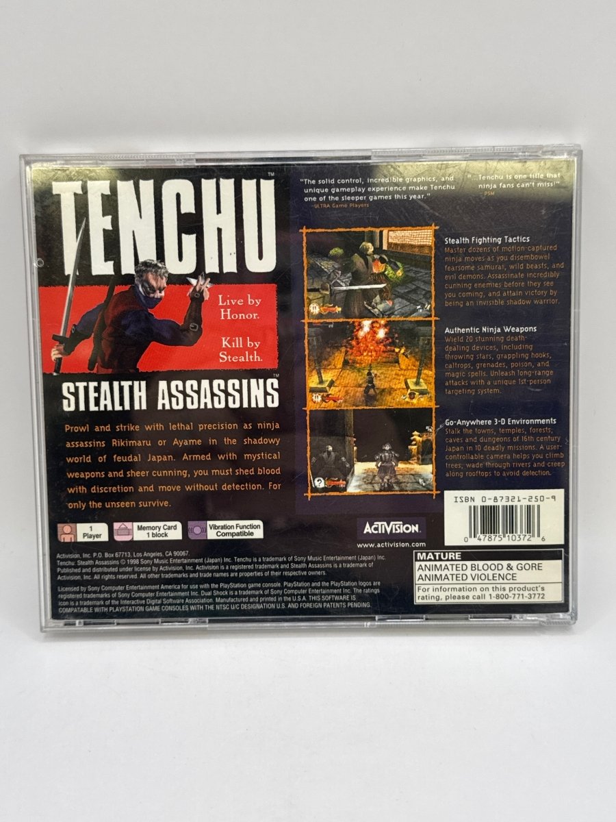 Tenchu Stealth Assassins CL02 (CIB) PlayStation One