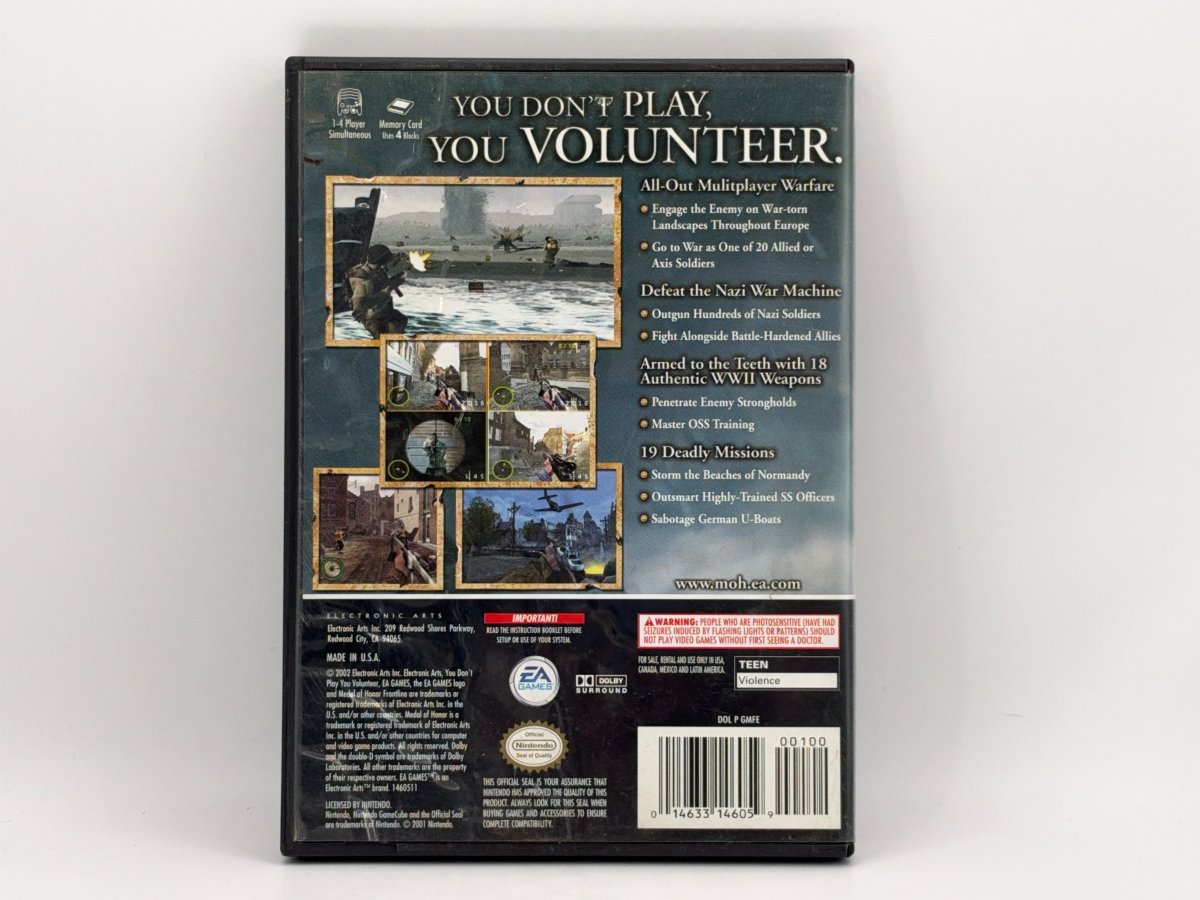 Medal of Honor Frontline CL01 (CIB) Gamecube