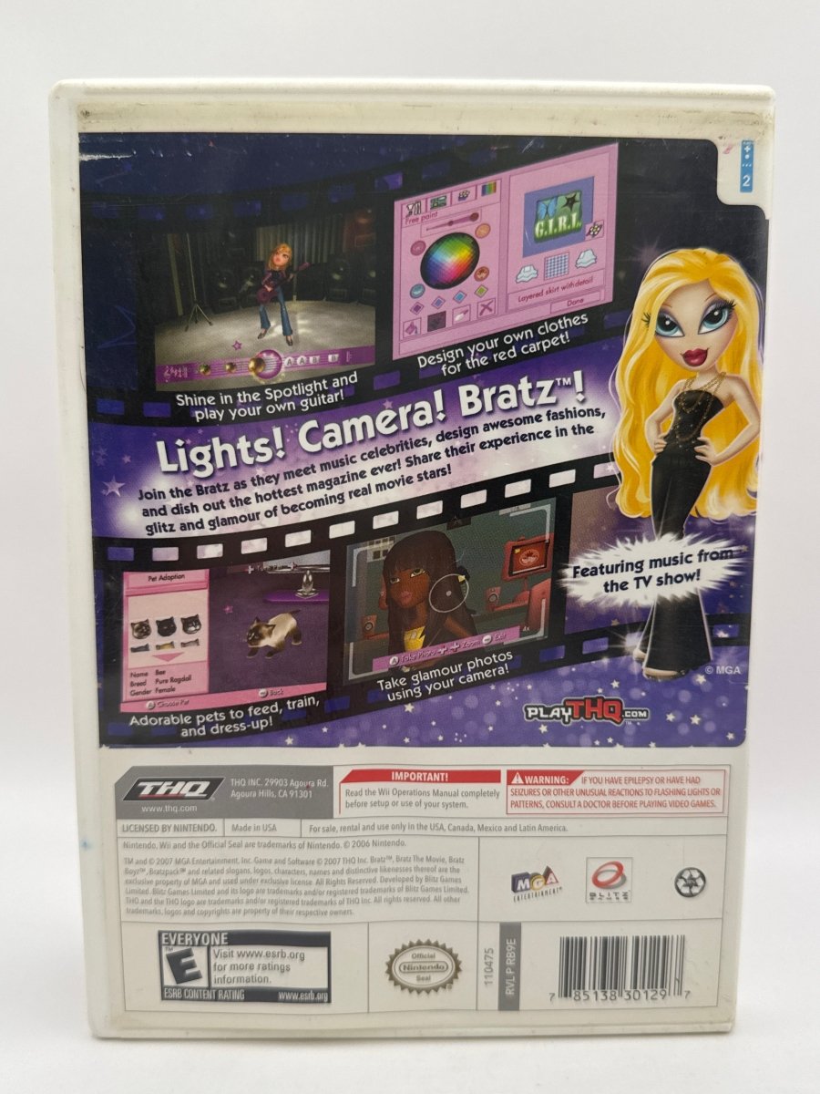 Bratz: The Movie CL01 (Missing Manual) Nintendo Wii