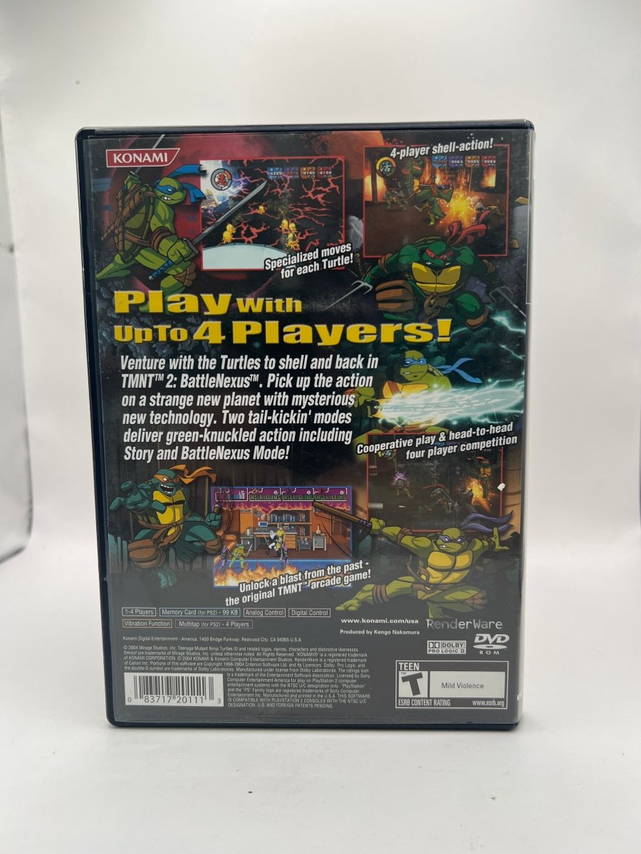 Teenage Mutant Ninja Turtles 2: Battle Nexus CL01 (CIB) PlayStation 2