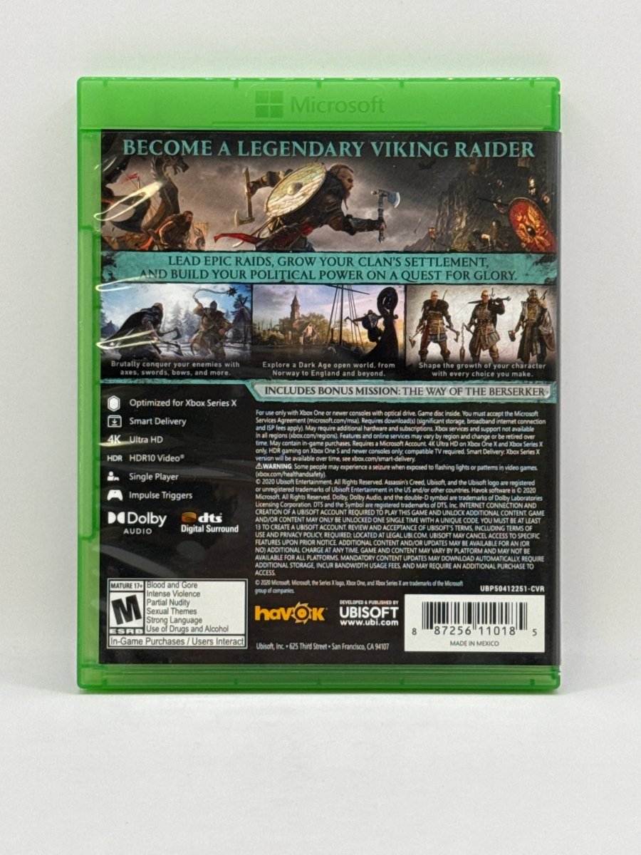 Assassin’s Creed Valhalla CL01 (CIB) Xbox Series X