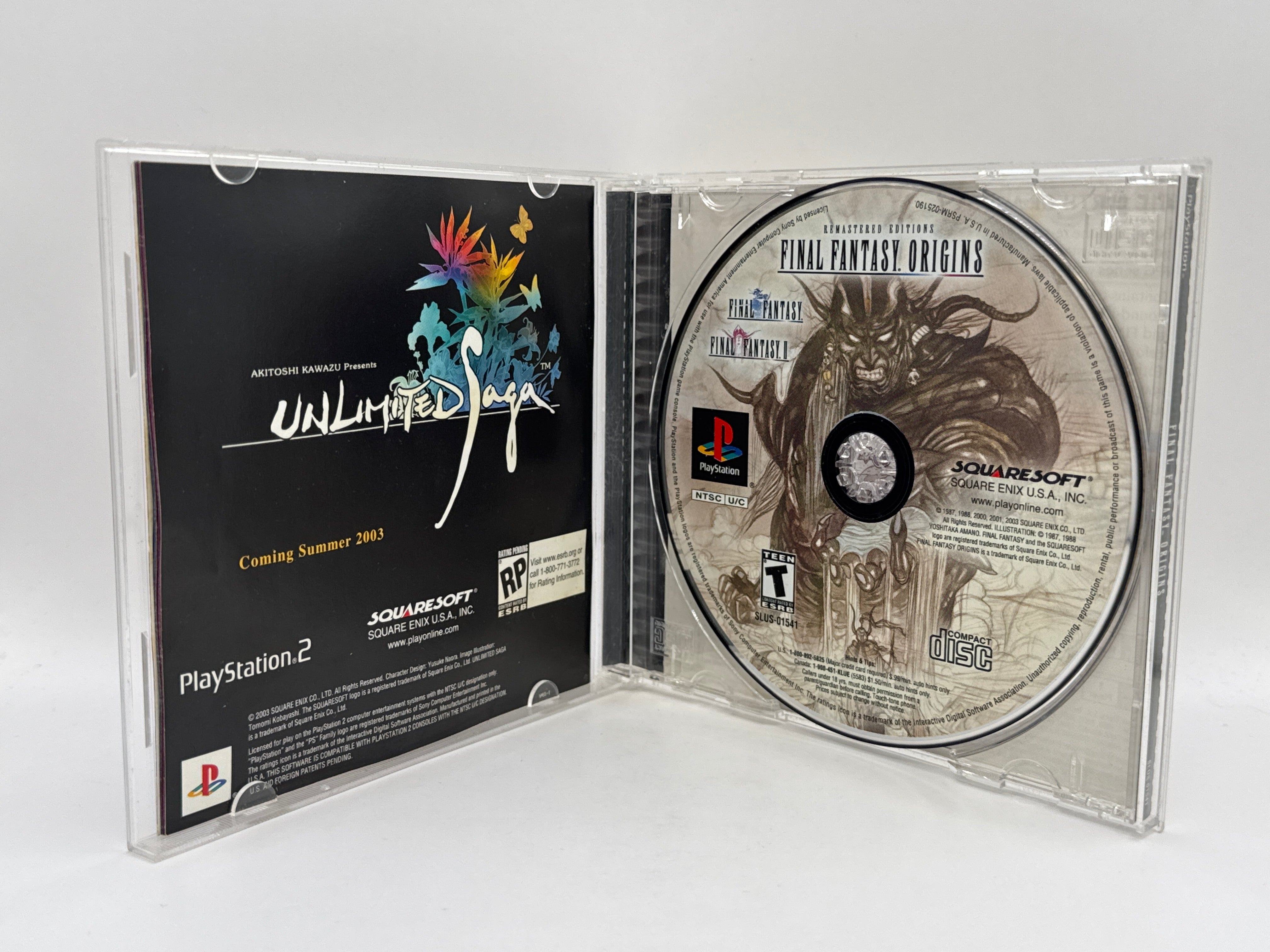 Final Fantasy Origins CL01 (CIB) PlayStation One