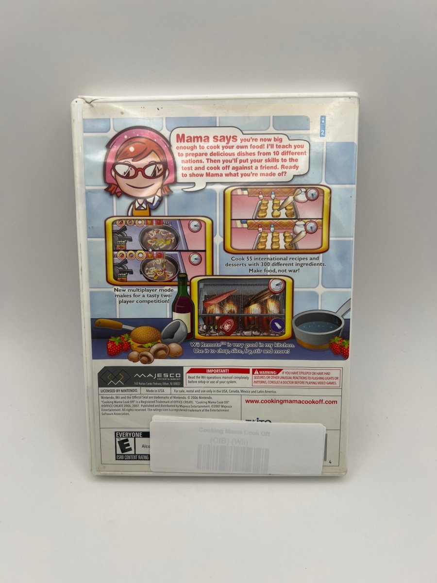 Cooking Mama: Cook Off CL01 (CIB) Nintendo Wii