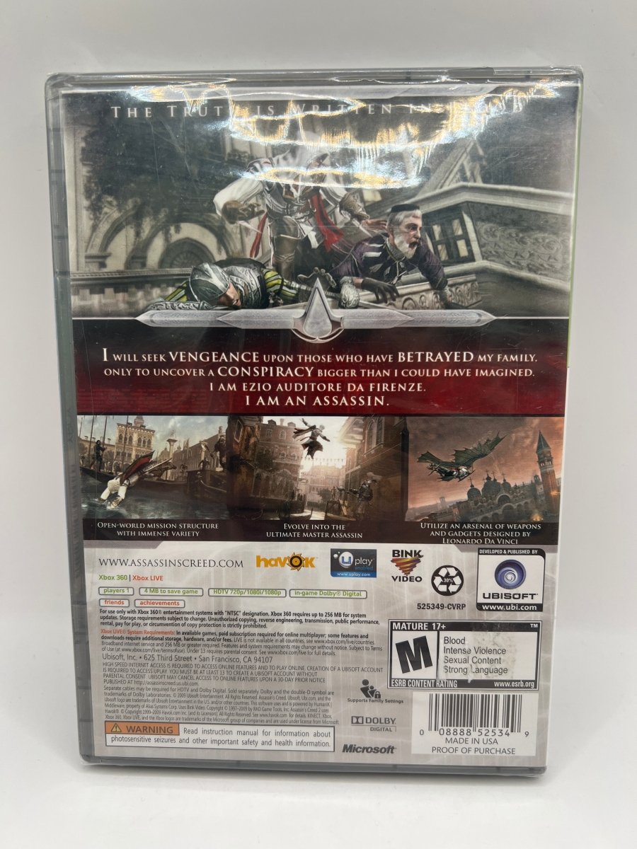 Assassin's Creed II [Platinum Hits] CL01 (CIB) Xbox 360