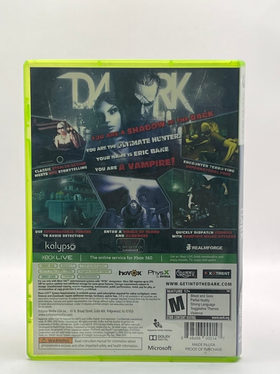 Dark CL01 (CIB) Xbox 360