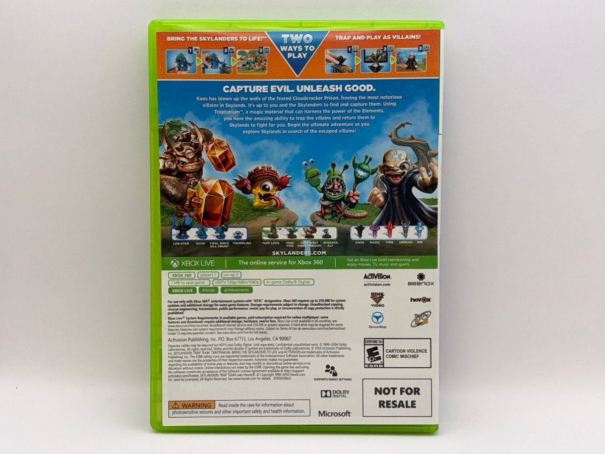Skylanders: Trap Team CL03 (CIB) Xbox 360