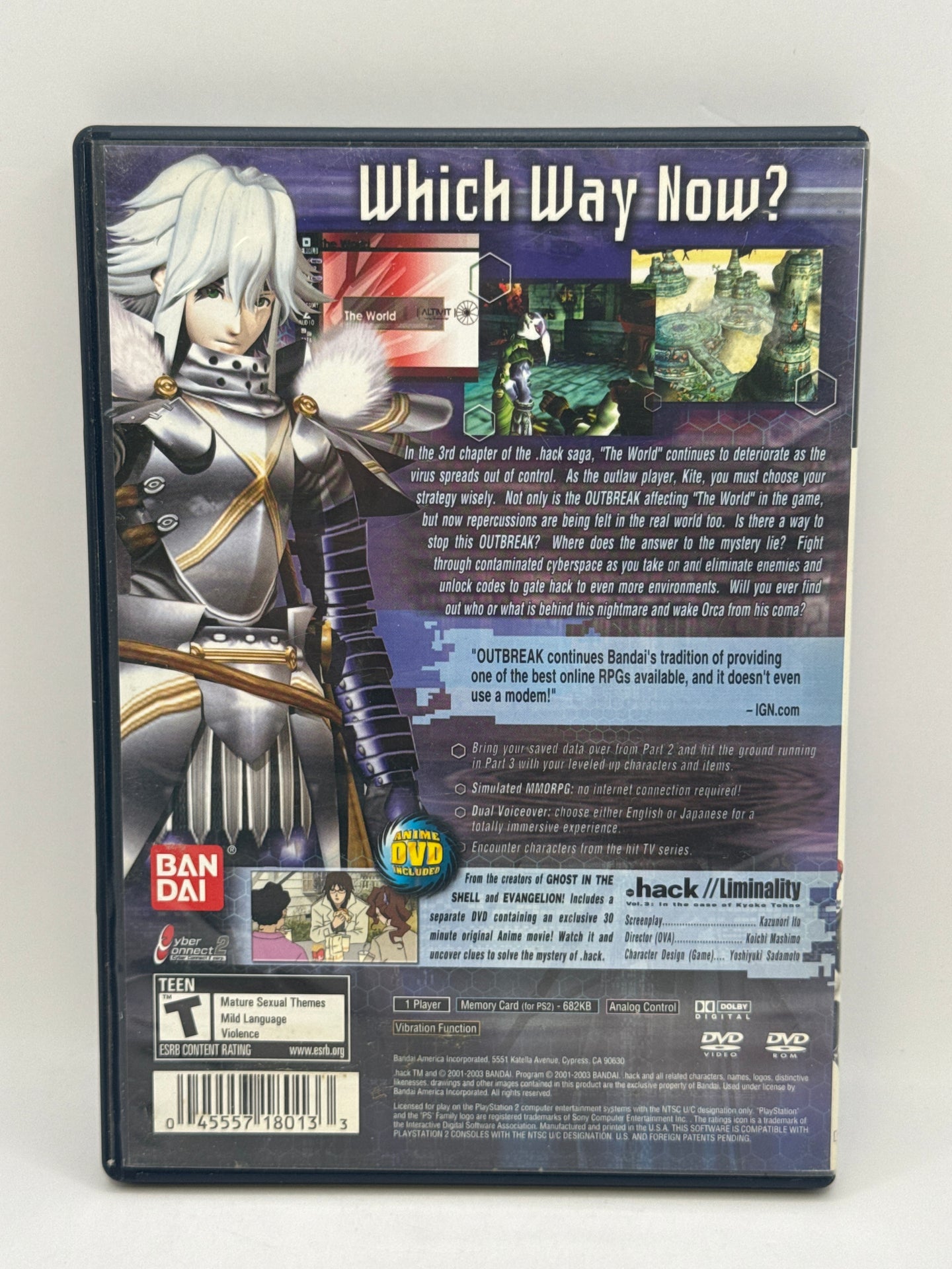 .hack Outbreak CL01 (CIB) PlayStation 2