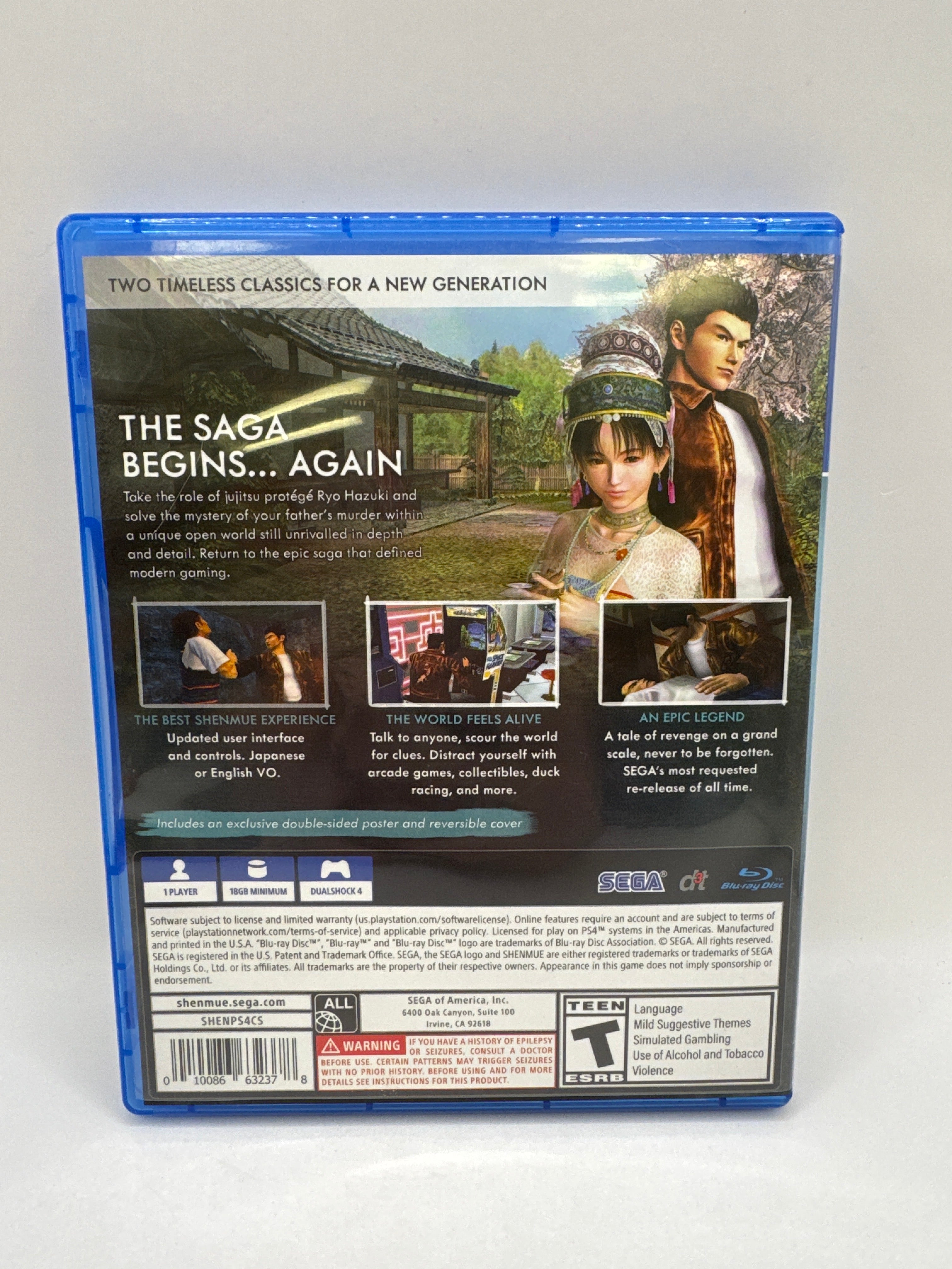 Shenmue I & II CL01 (CIB) PlayStation 4