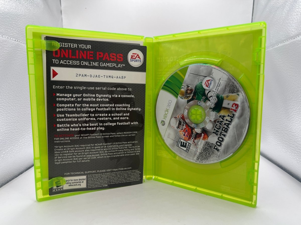 NCAA Football 13 CL04 (CIB) Xbox 360