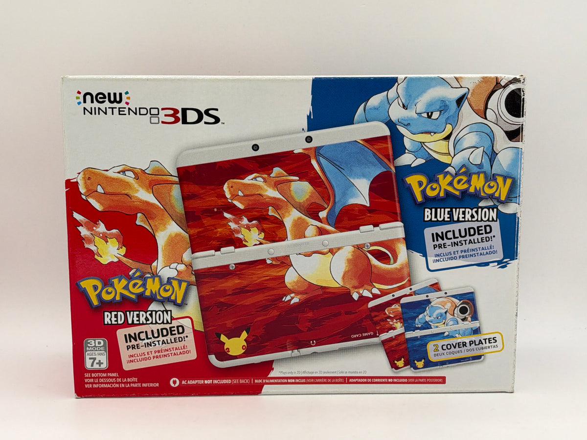 New Nintendo 3DS Pokemon 20TH Anniversary Edition [Read Description] (CIB) Console