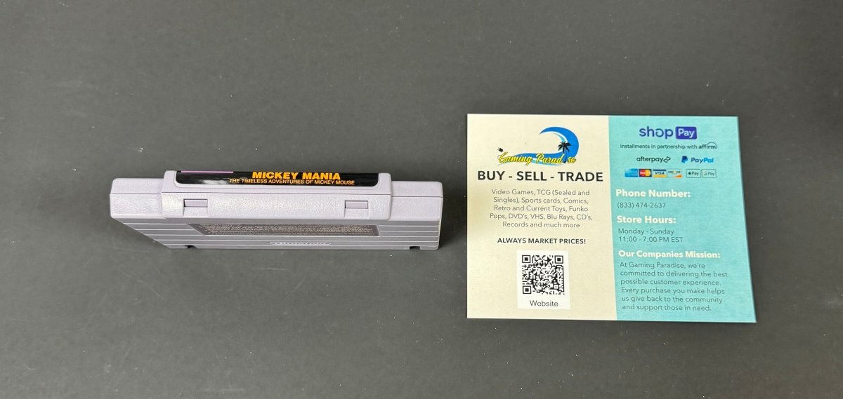 Mickey Mania Super Nintendo CL 01