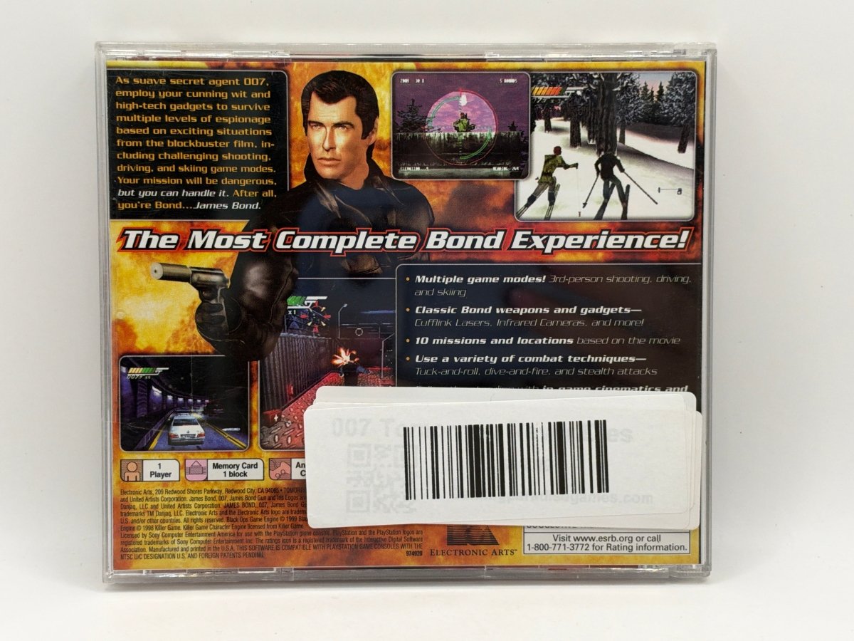 007 Tomorrow Never Dies CL02 (CIB) Playstation One