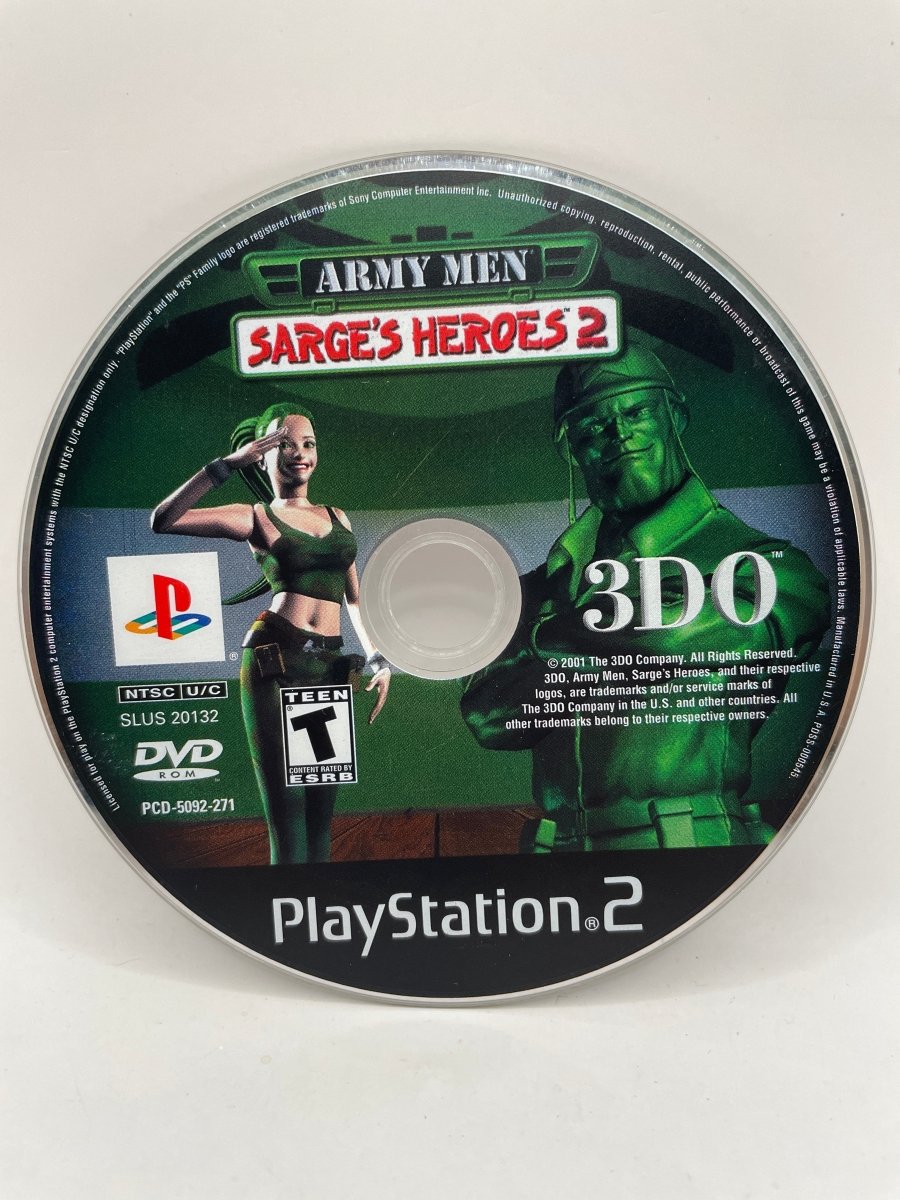 Army Men Sarge's Heroes 2 CL01 (Disc Only) PlayStation 2