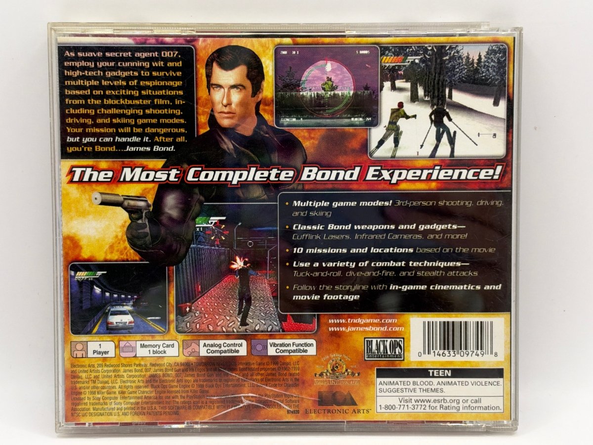007 Tomorrow Never Dies CL03 (CIB) Playstation One