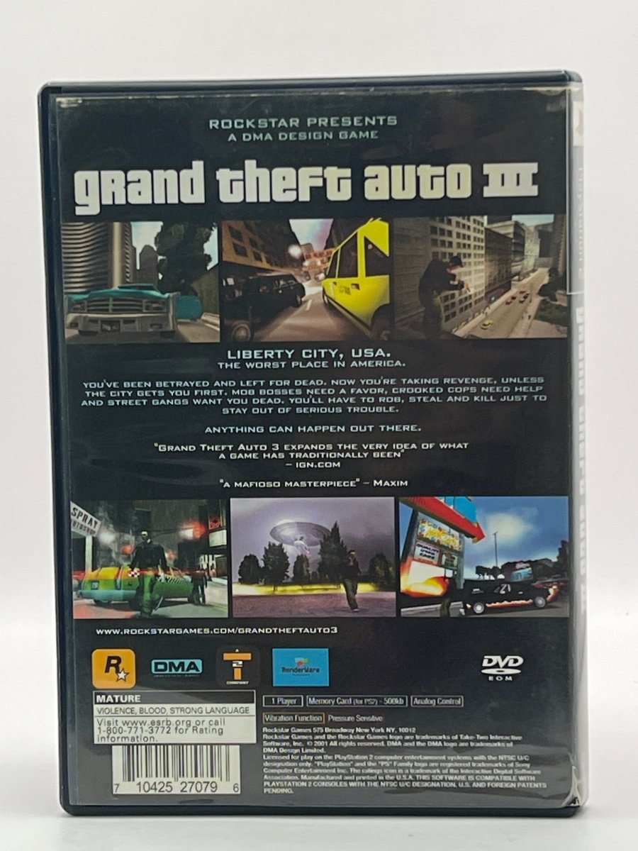 Grand Theft Auto III CL01 (CIB) PlayStation 2