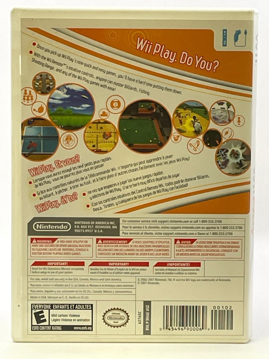 Wii Play CL01 (Missing Manual) Nintendo Wii