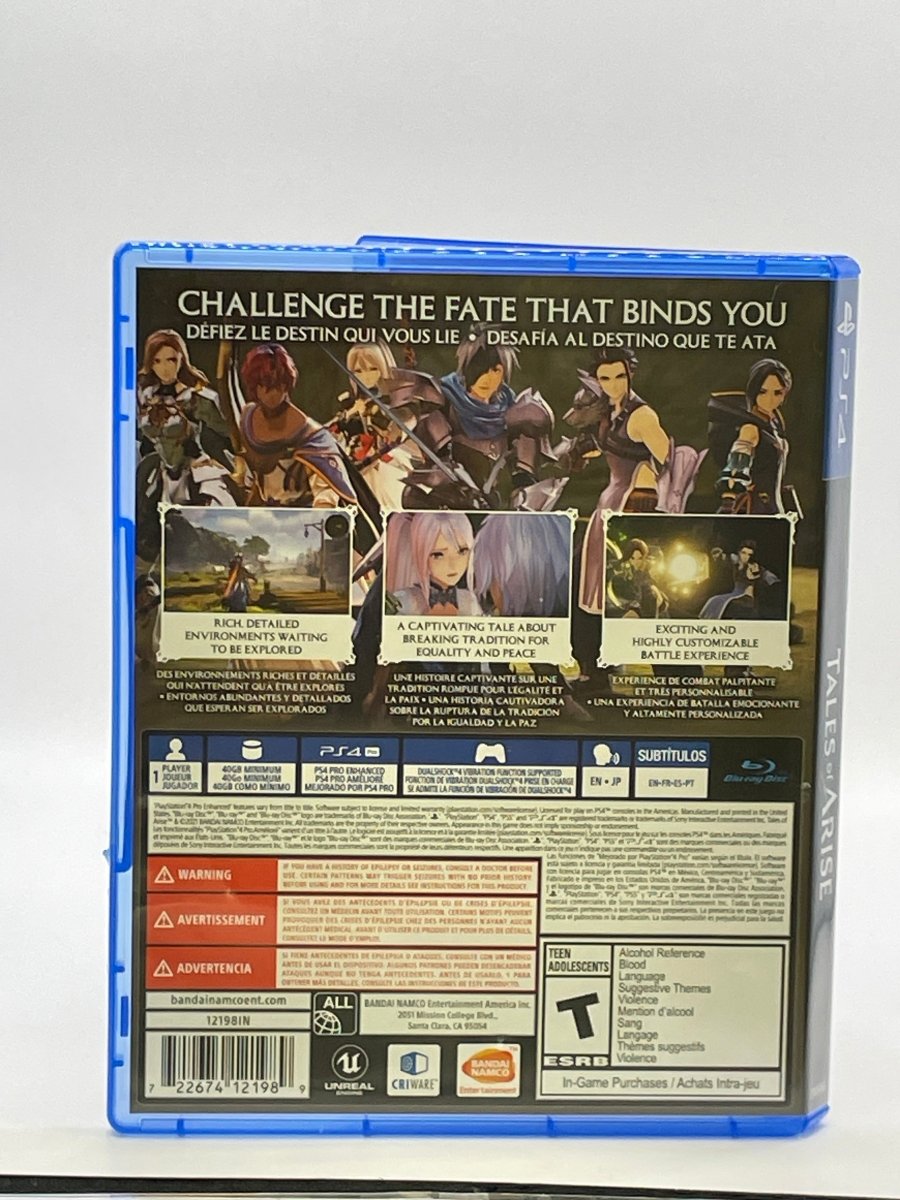 Tales of Arise CL01 (CIB) PlayStation 4