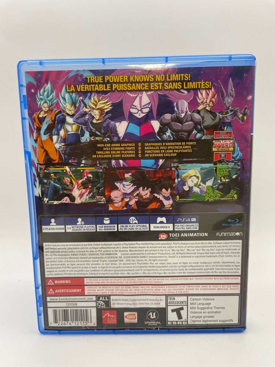 Dragon Ball FighterZ CL02 (CIB) PlayStation 4