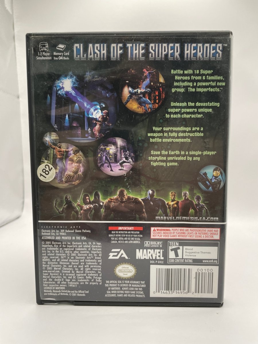 Marvel Nemesis Rise of the Imperfects CL01 (CIB) Gamecube