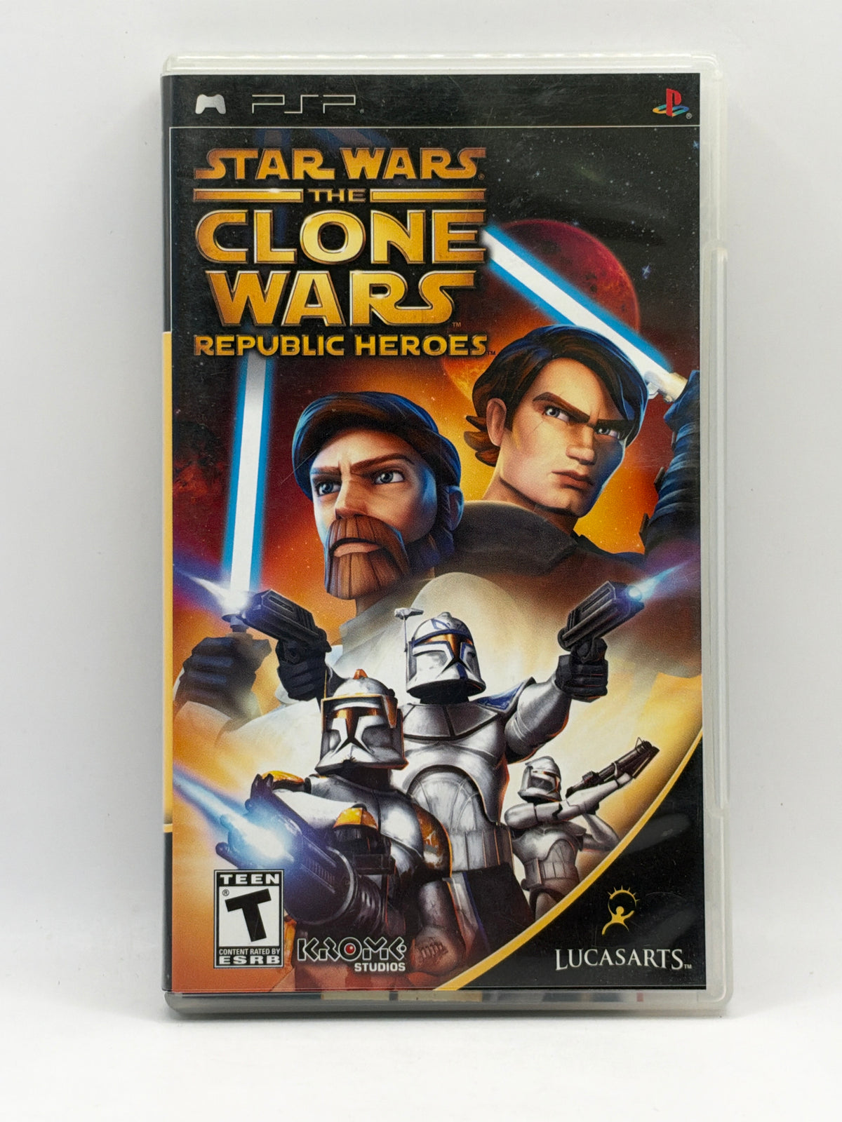 Star Wars Clone Wars Republic Heroes CL01 (CIB) PSP