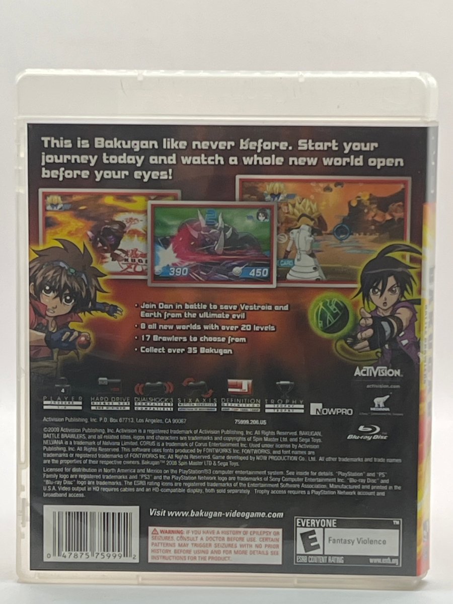 Bakugan Battle Brawlers CL01 (CIB) Playstation 3