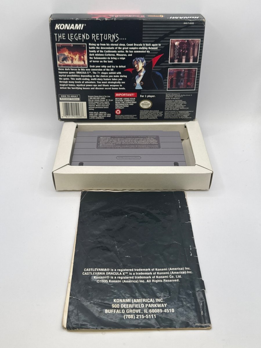 Castlevania Dracula X CL01 (CIB) Super Nintendo