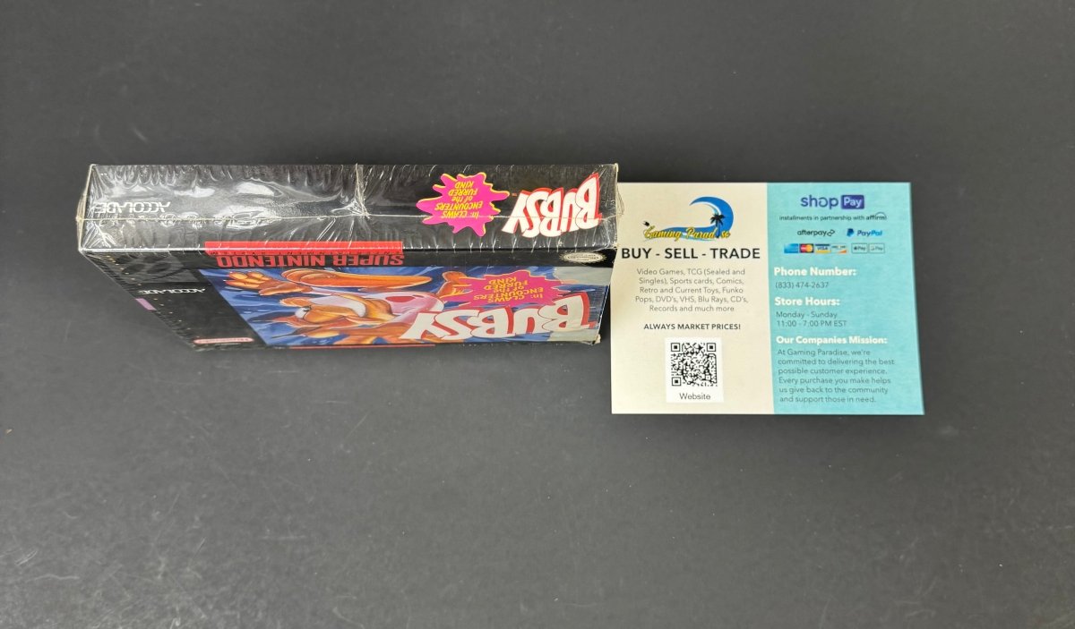 Bubsy Super Nintendo CL 01