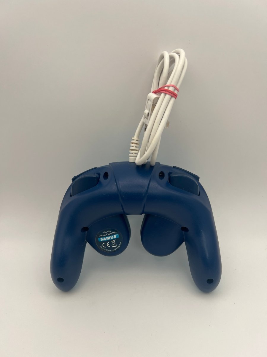 Blue Samus Edition Wired Fight Pad CL01 (Used) Nintendo Wii Wii U Controller