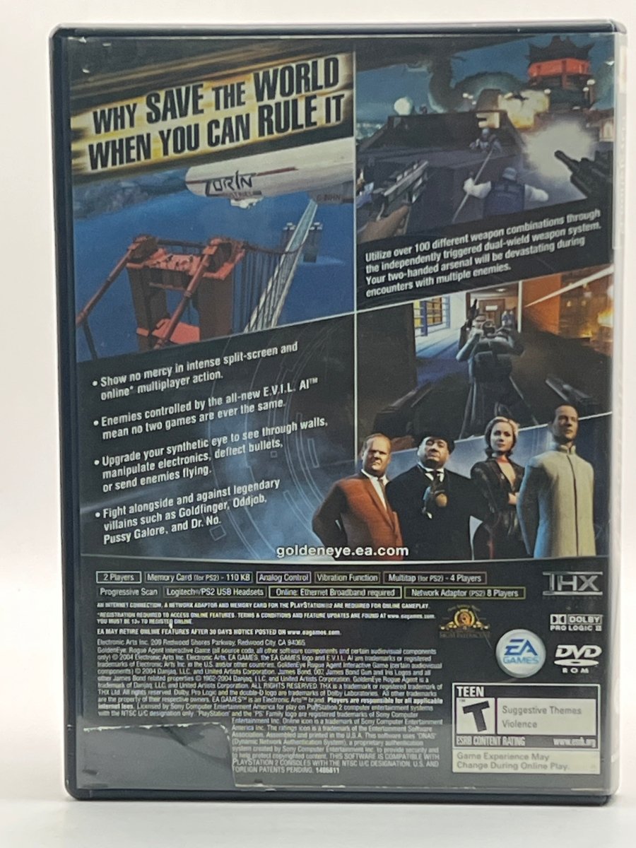 GoldenEye Rogue Agent CL02 (CIB) PlayStation 2