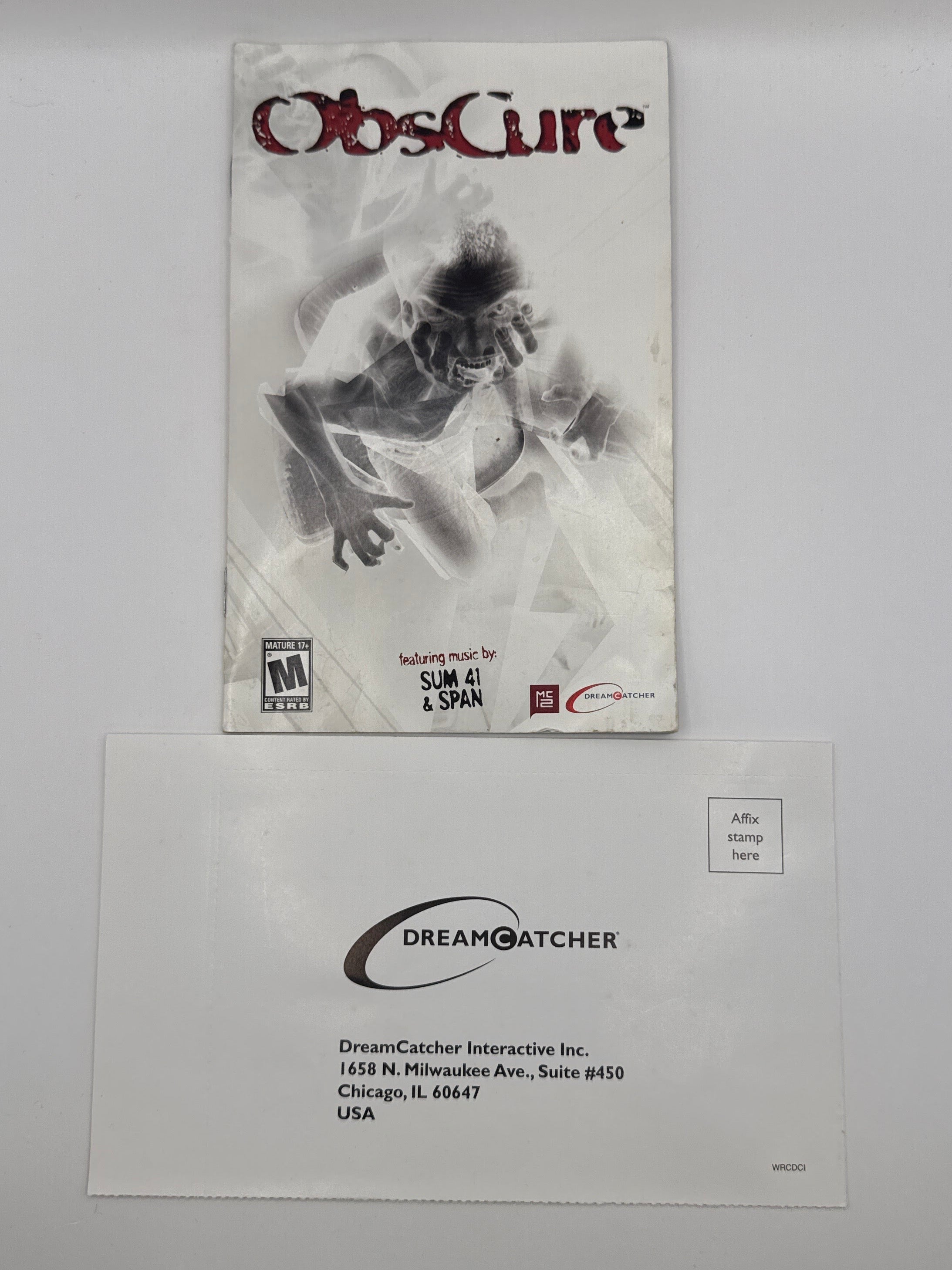 Obscure CL01 (CIB) PlayStation 2