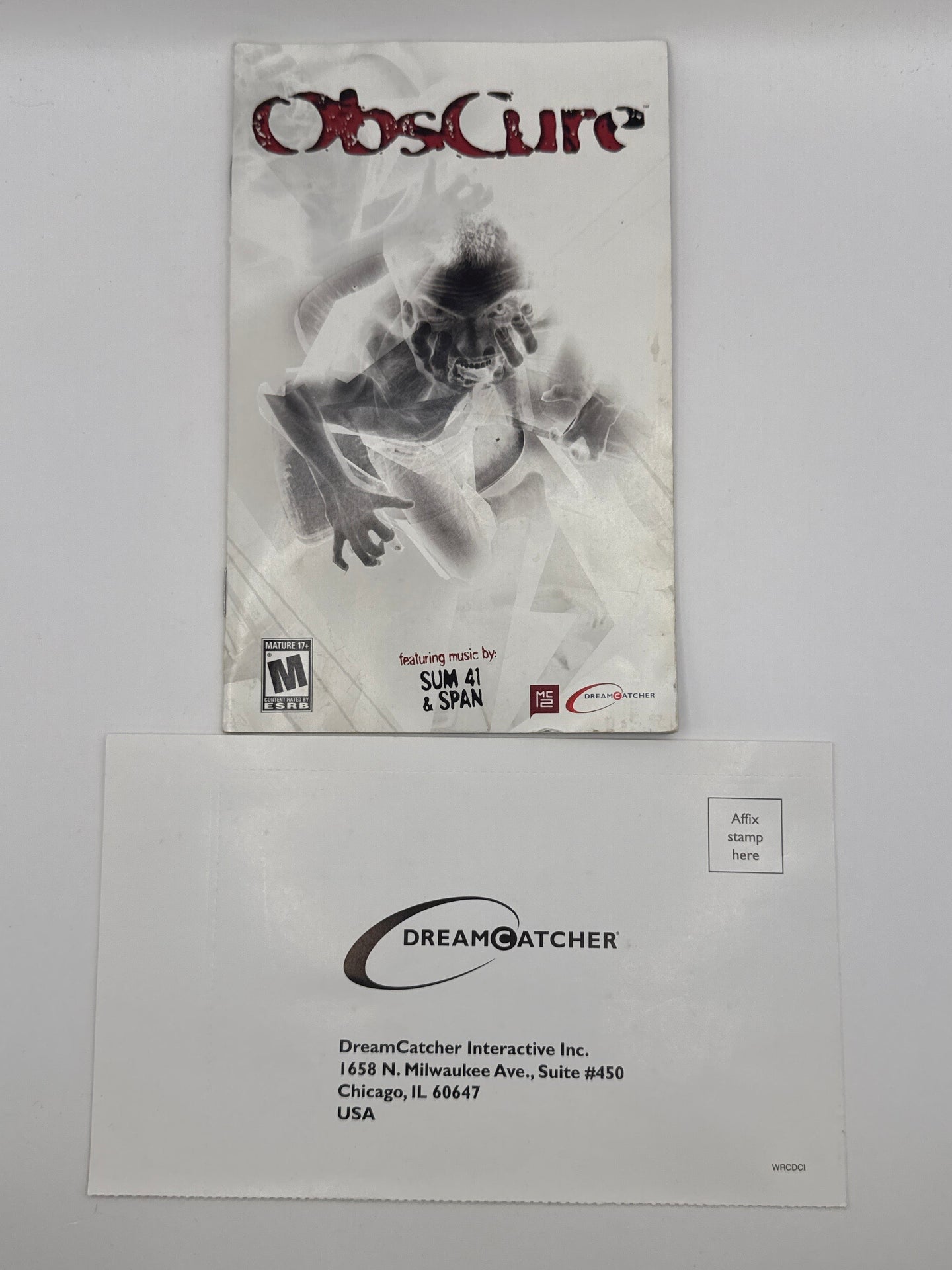 Obscure CL01 (CIB) PlayStation 2