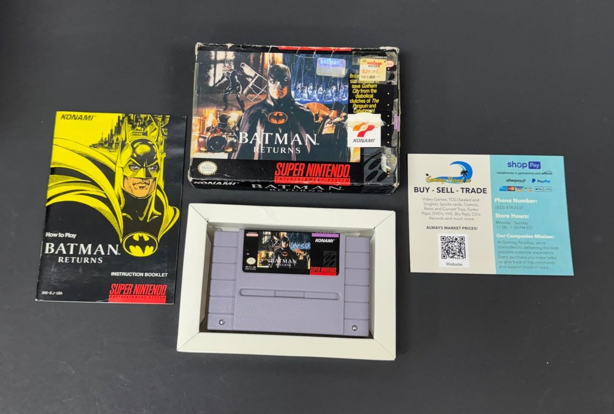 Batman Returns Super Nintendo CL 01