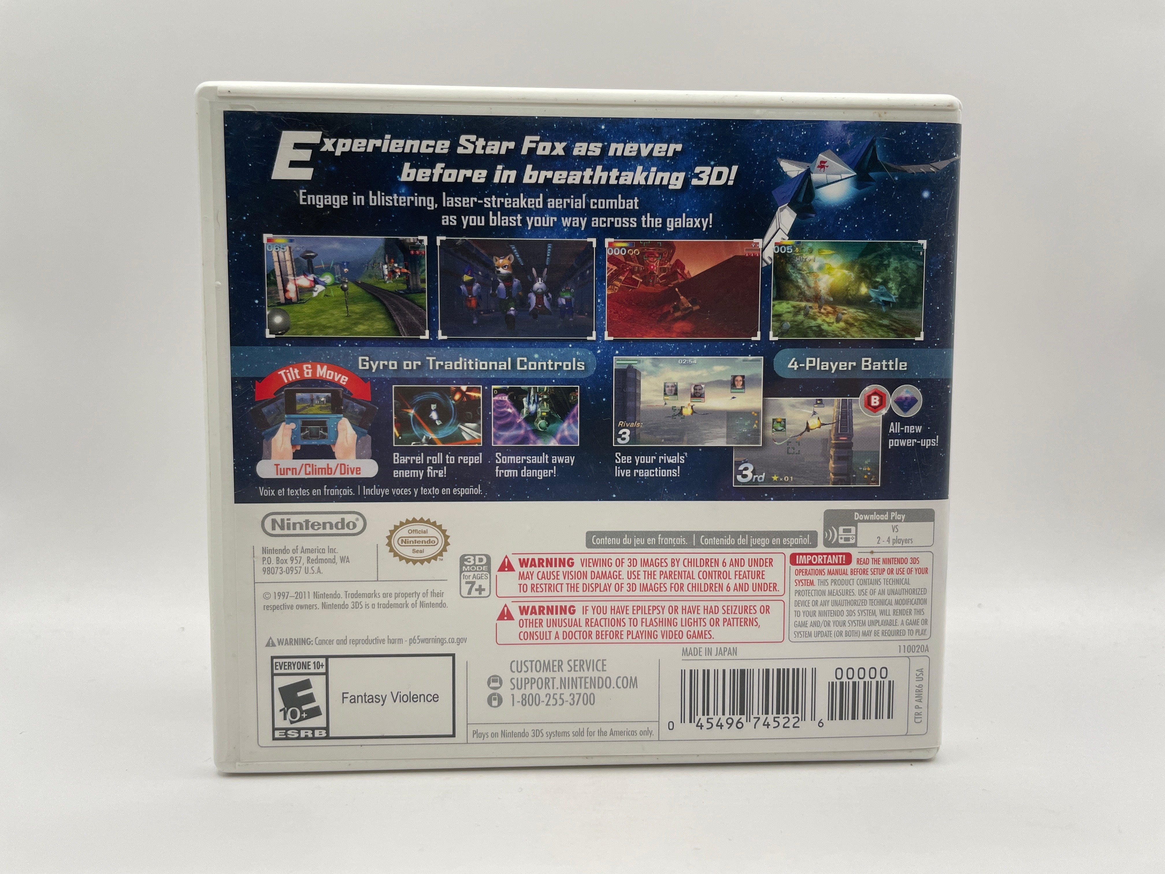 Star Fox 64 3D [Nintendo Selects] CL01 (CIB) Nintendo 3DS