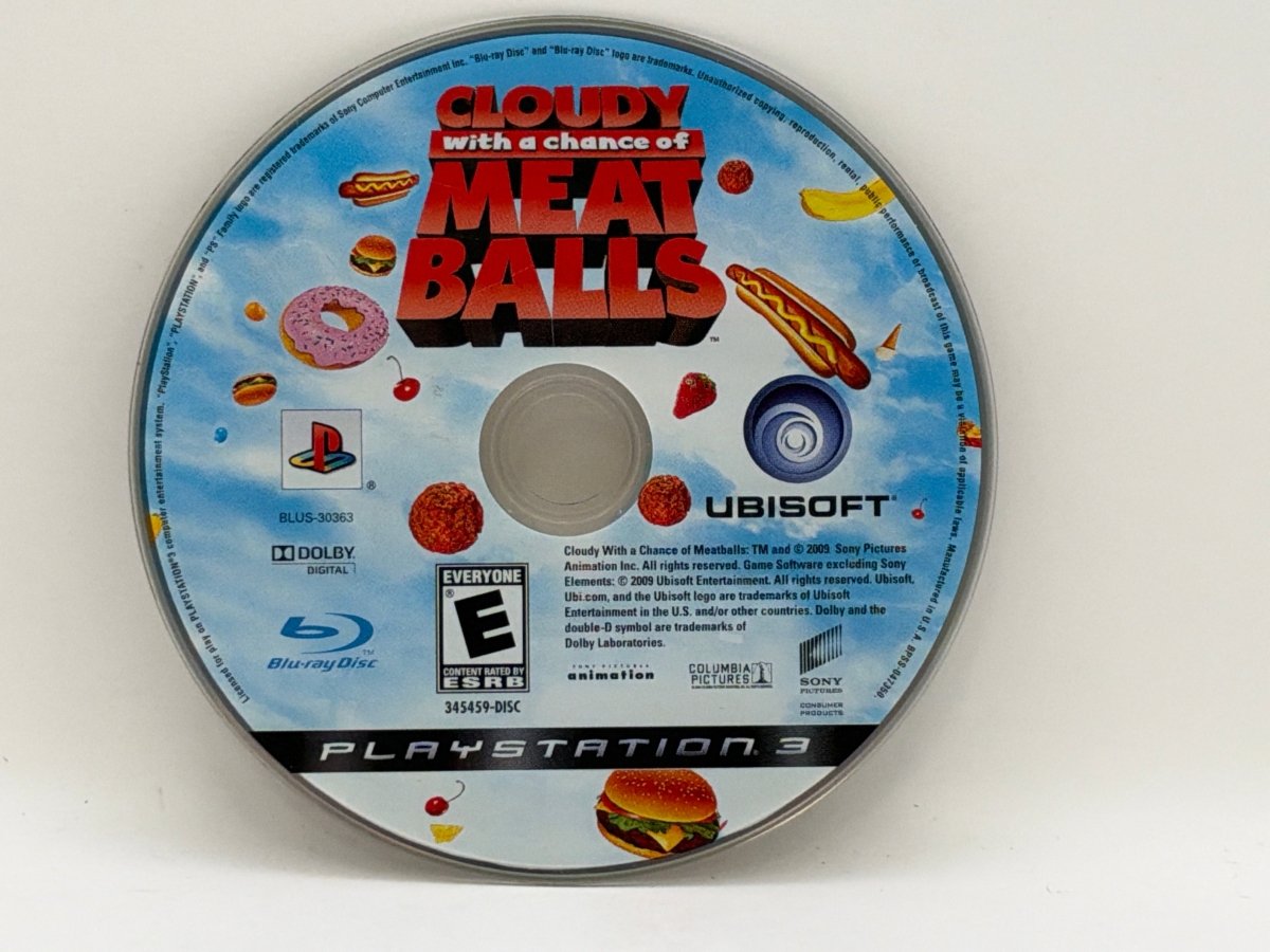 Cloudy with a Chance of Meatballs CL01 (Disc Only) Playstation 3