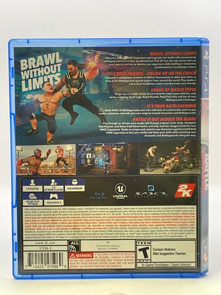 WWE 2K Battlegrounds CL01 (CIB) PlayStation 4