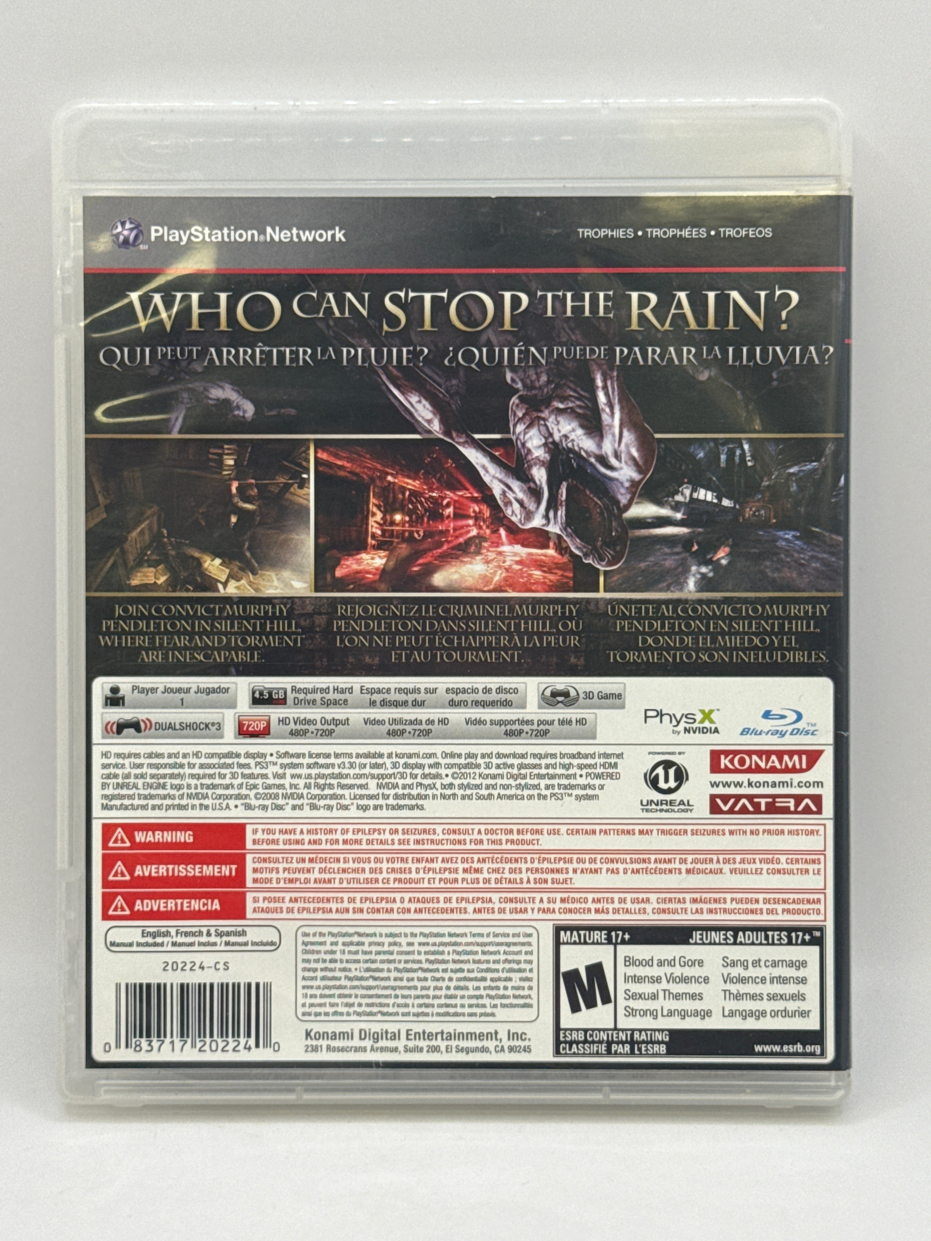 Silent Hill Downpour CL01 (CIB) PlayStation 3