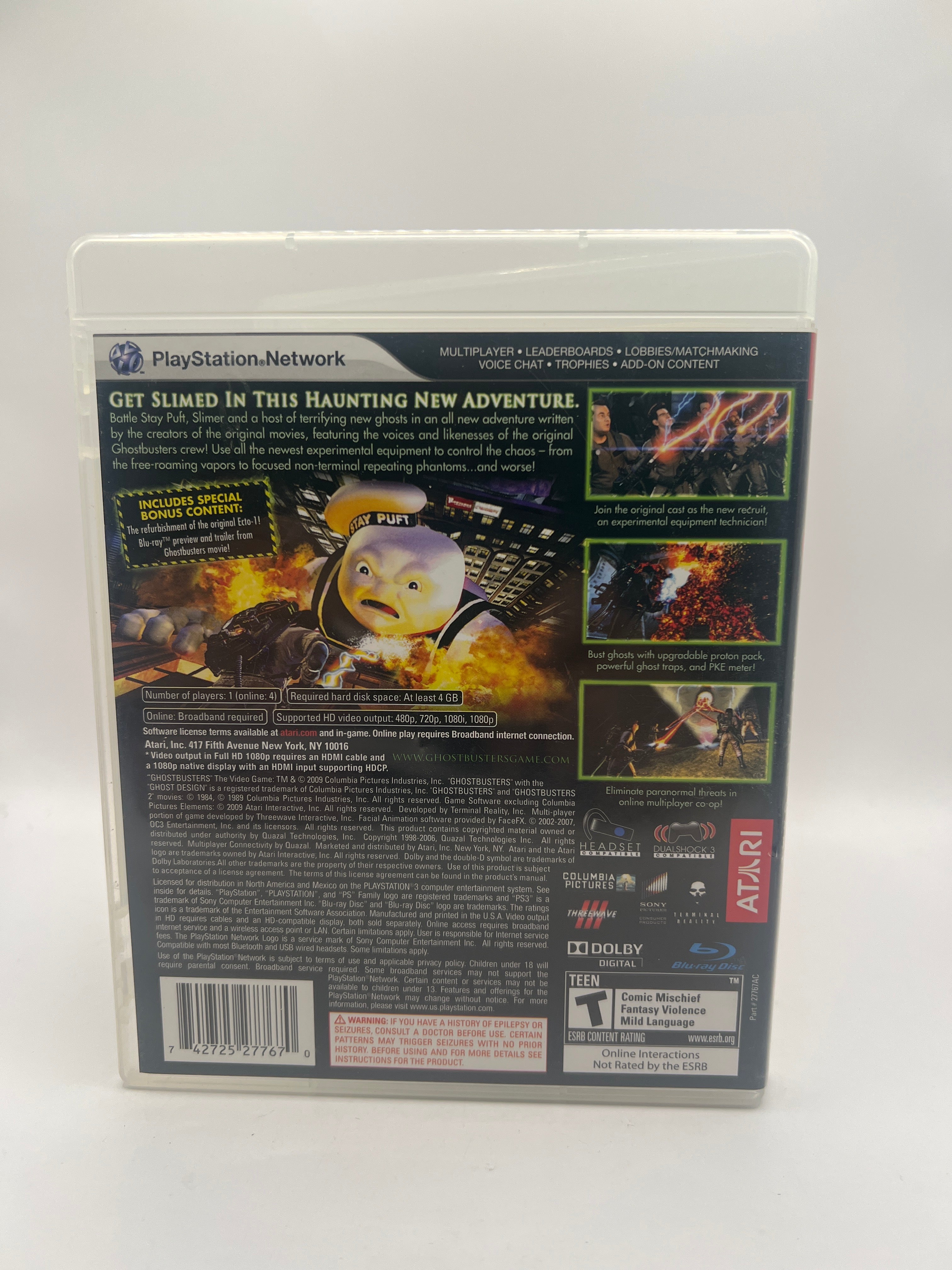 Ghostbusters: The Video Game CL01 (CIB) Playstation 3