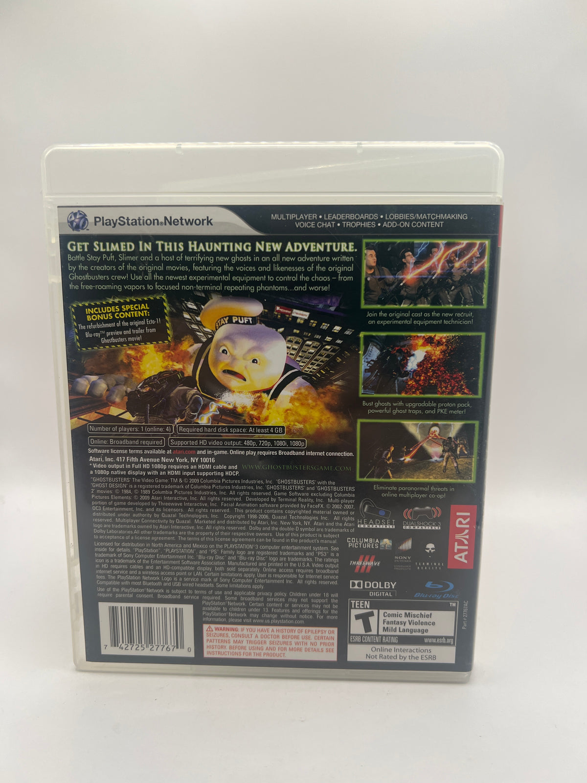 Ghostbusters: The Video Game CL01 (CIB) Playstation 3