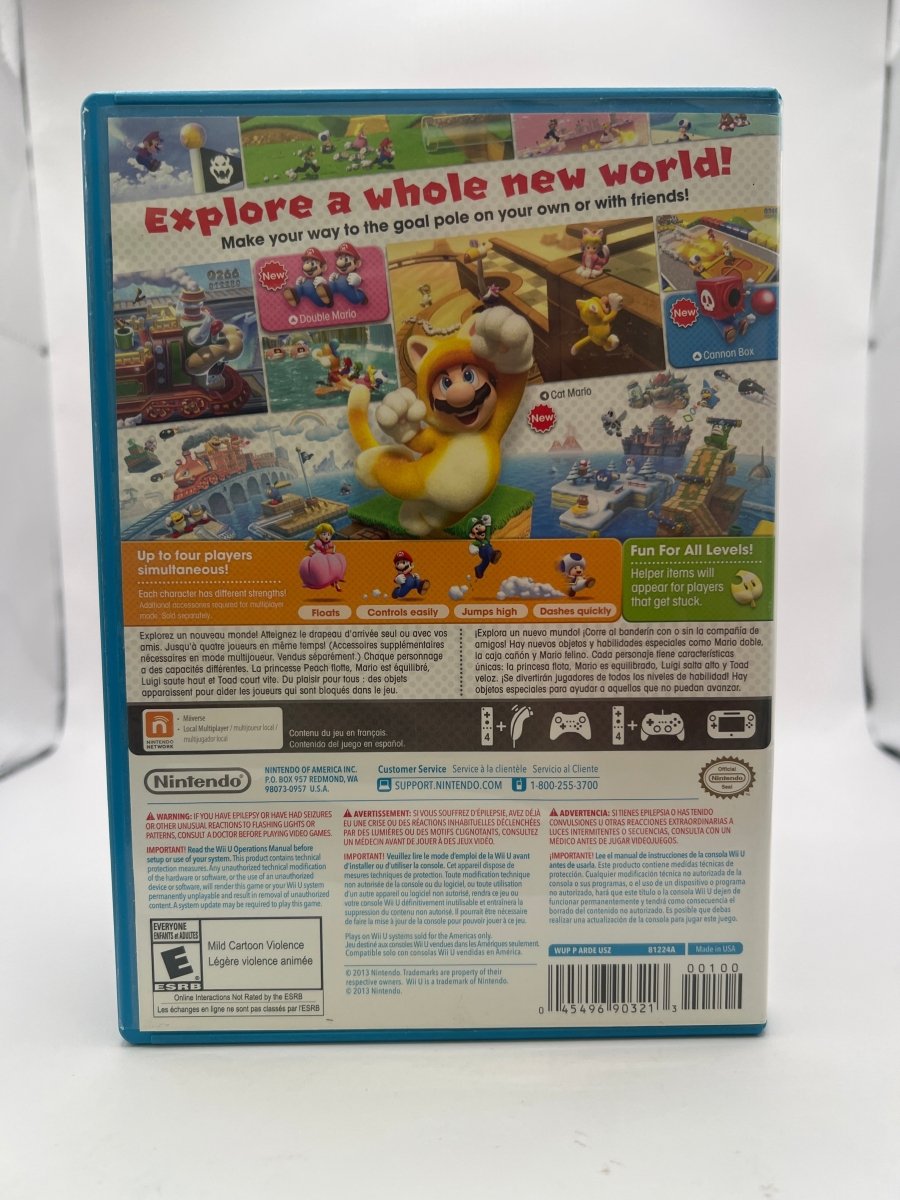 Super Mario 3D World CL02 (CIB) Nintendo Wii U