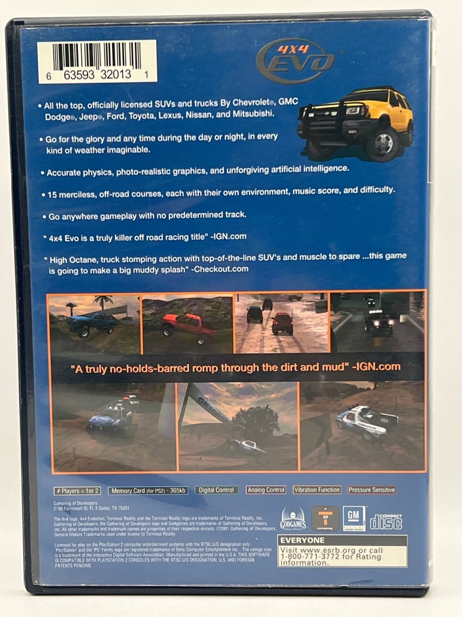 4x4 Evo CL01 (CIB) PlayStation 2
