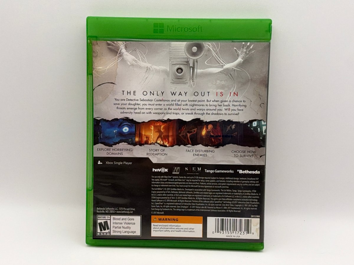 The Evil Within 2 CL01 (CIB) Xbox One