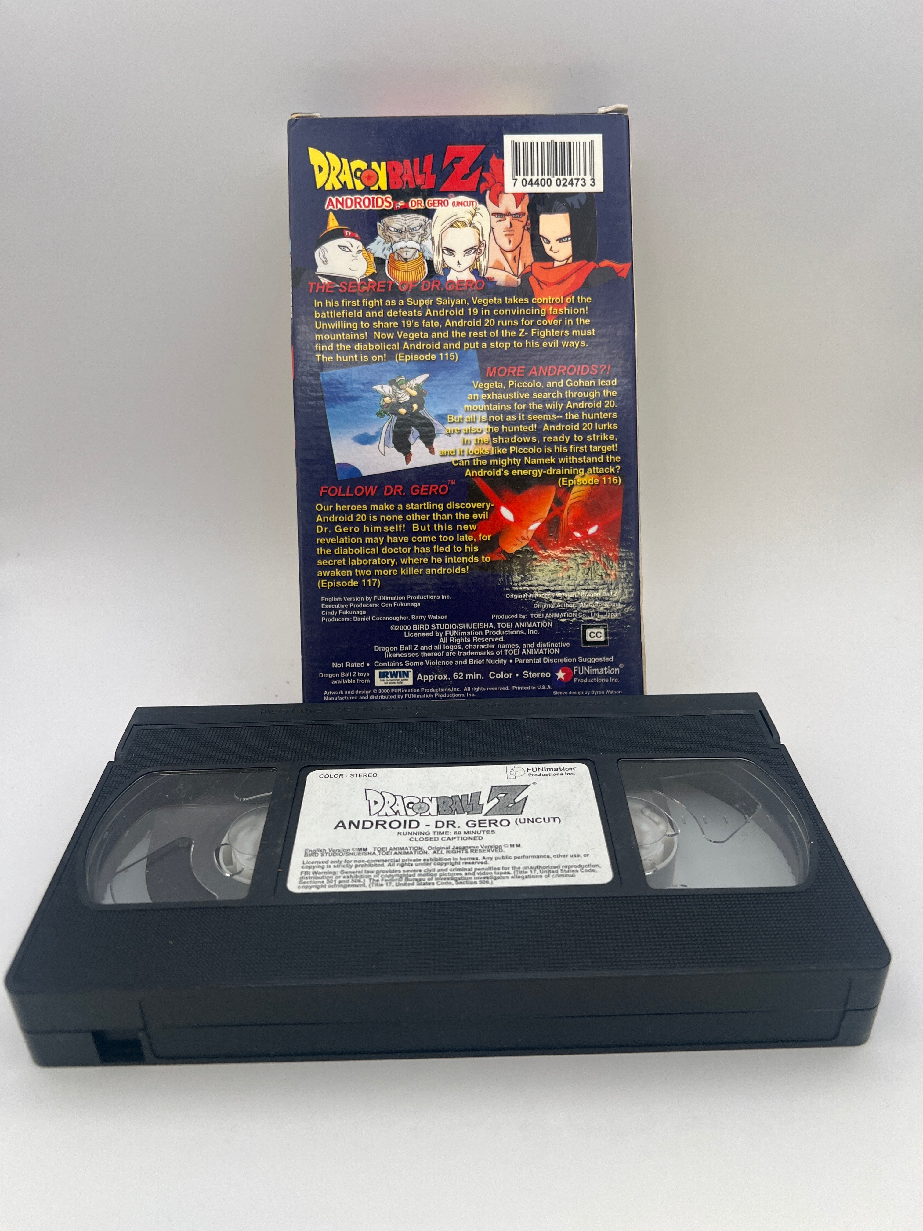 Dragon Ball Z - Androids Dr.Gero (Uncut) (2000) Used VHS