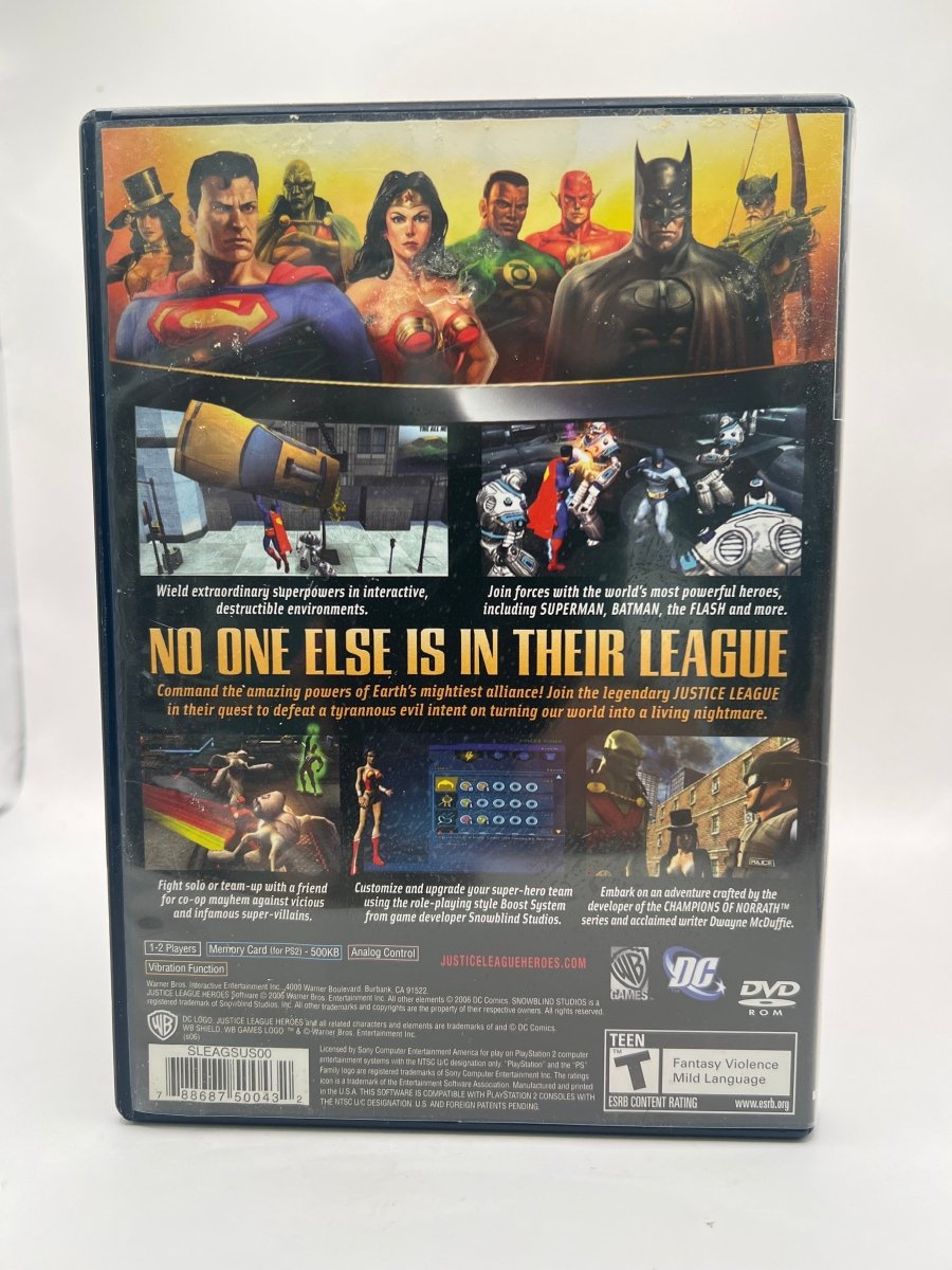 Justice League Heroes CL01 (CIB) PlayStation 2